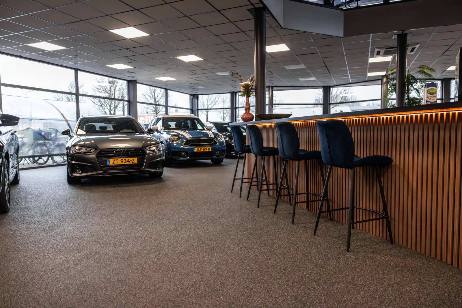 Auto inruilen achtergrond